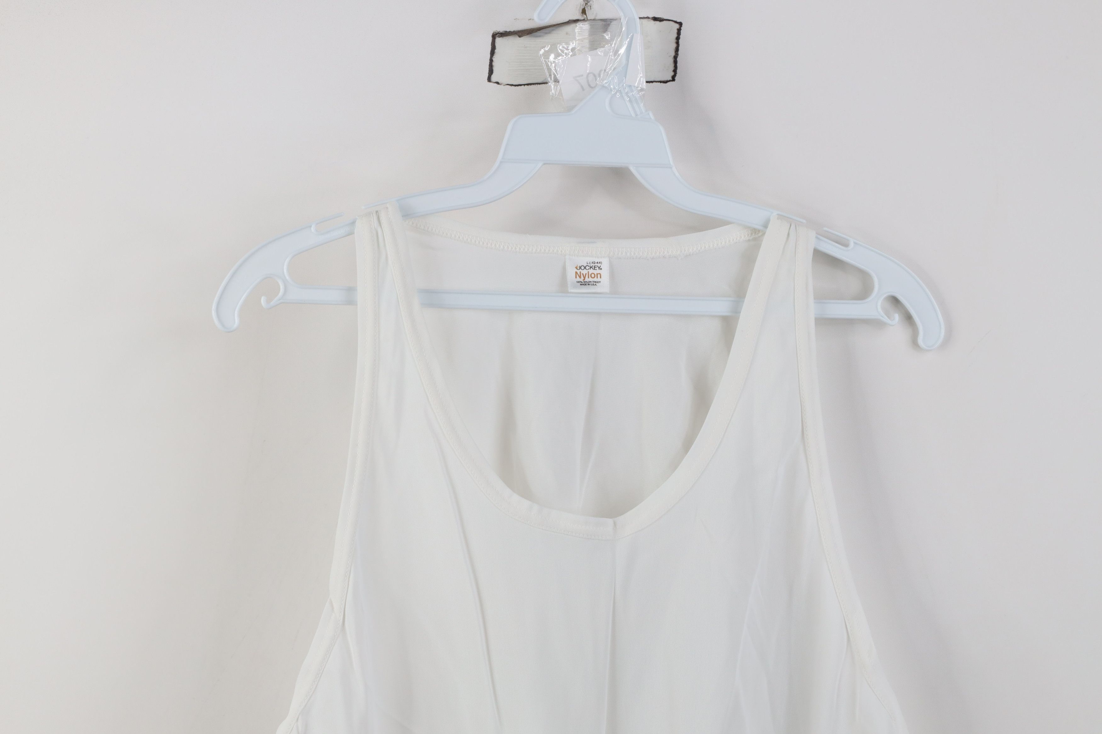 Vintage Vintage 70s Streetwear Tank Top T-Shirt Tricot Nylon USA Size US L / EU 52-54 / 3 - 2 Thumbnail