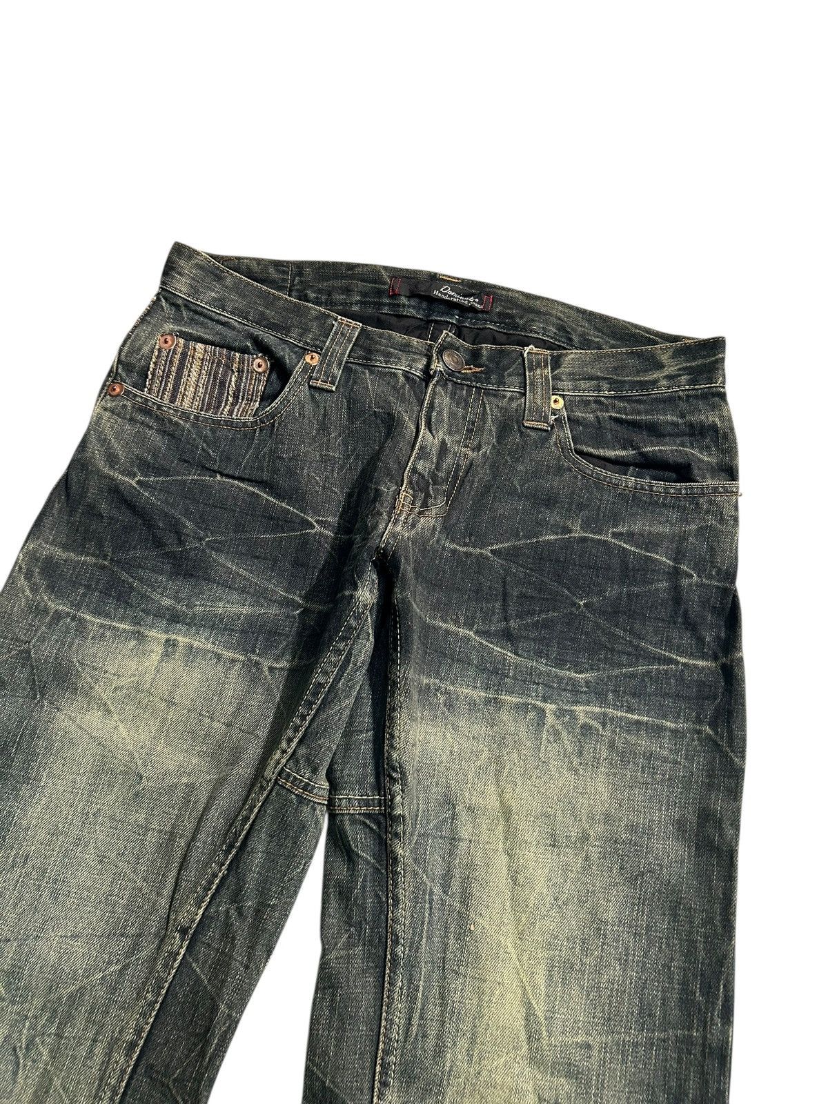 Japanese Brand × Kapital × Vintage Rusty Dominate Handcrdfted Jeans Japan Punk Grunge Style Size US 32 / EU 48 - 3 Thumbnail