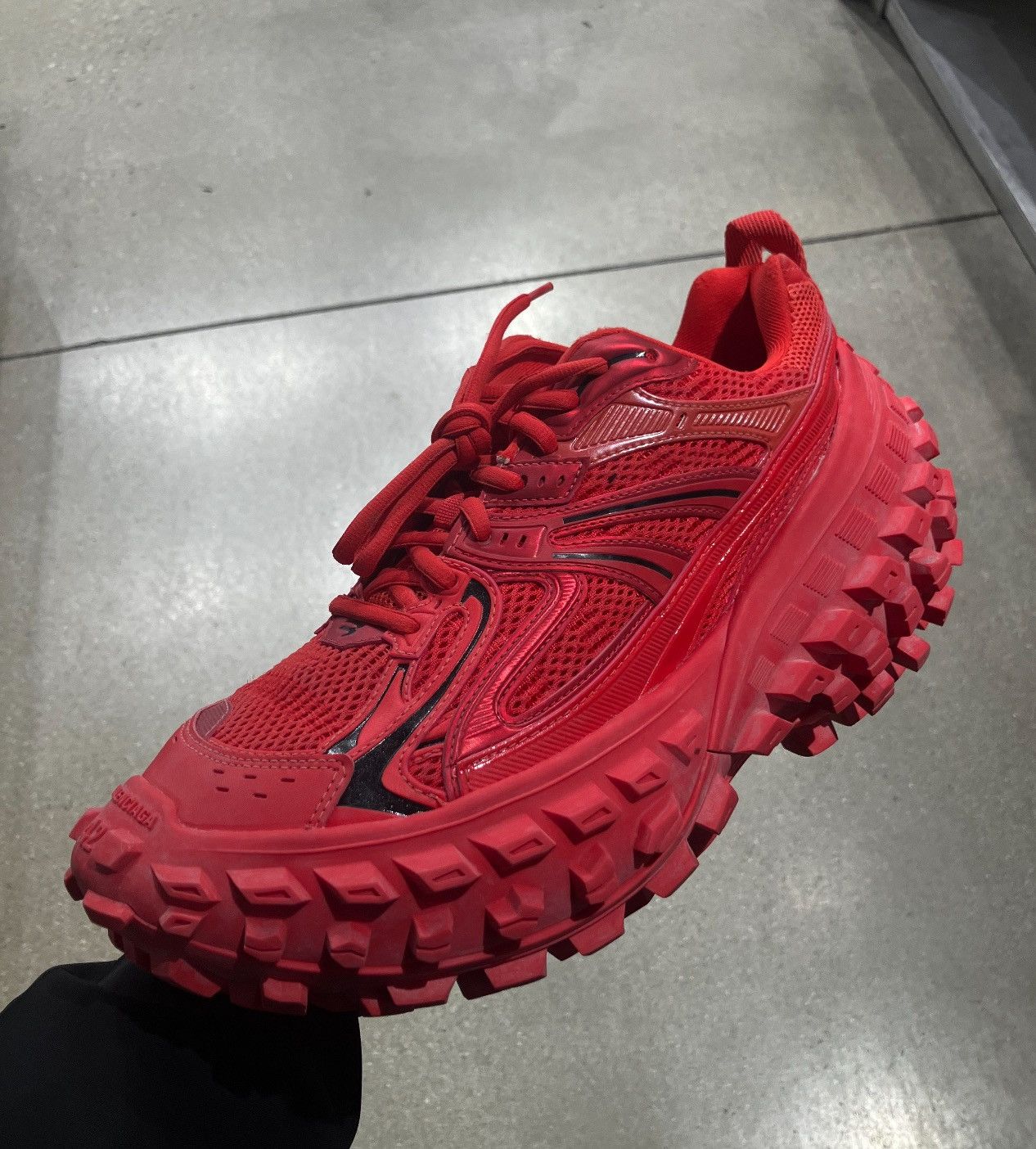 Balenciaga Bouncer Sneakers in Red Size US 12 / EU 45 - 4 Thumbnail