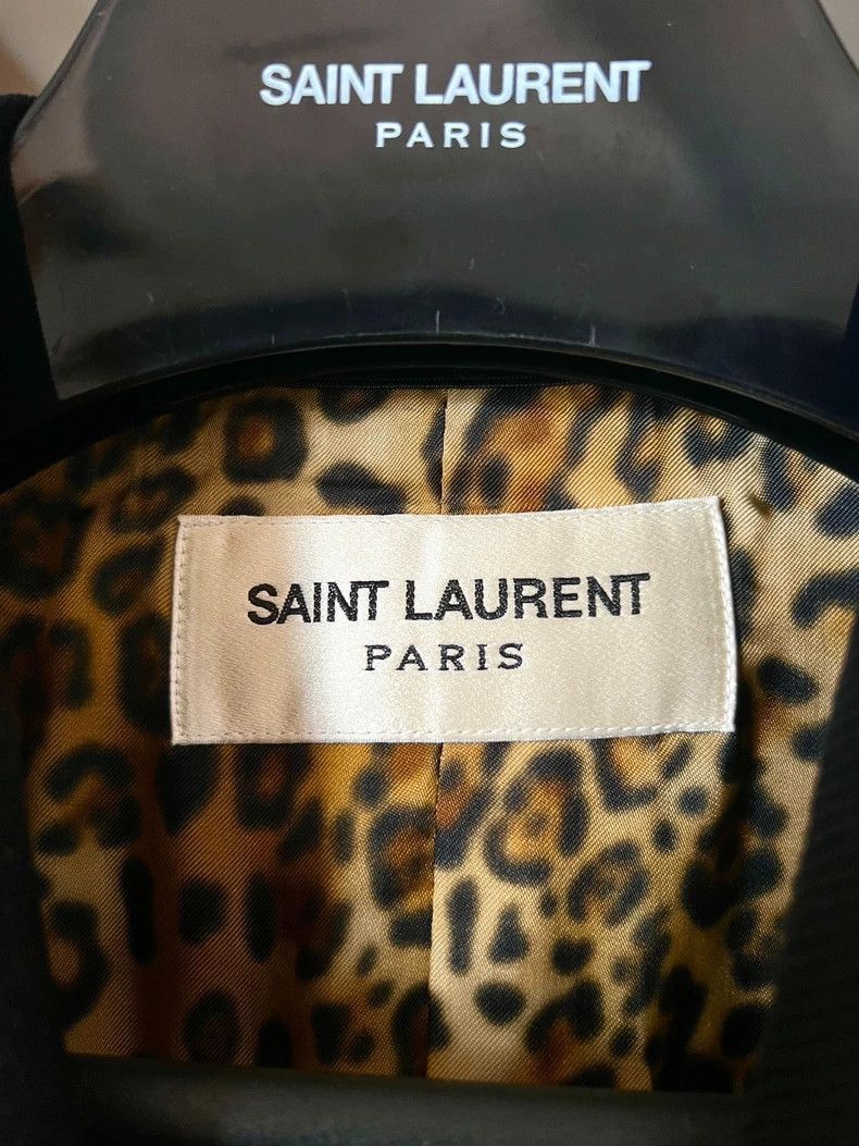 Saint Laurent Paris Saint Laurent Paris 16FW black gun collar coat-2506 Size US S / EU 44-46 / 1 - 3 Thumbnail