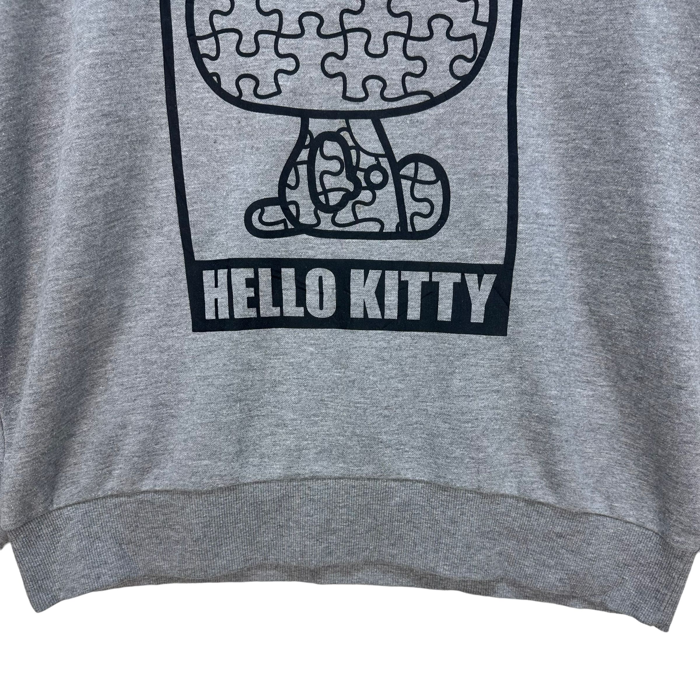 Japanese Brand HELLO KITTY BIG LOGO PULLOVER HOODIES #8148-206 Size US L / EU 52-54 / 3 - 4 Thumbnail