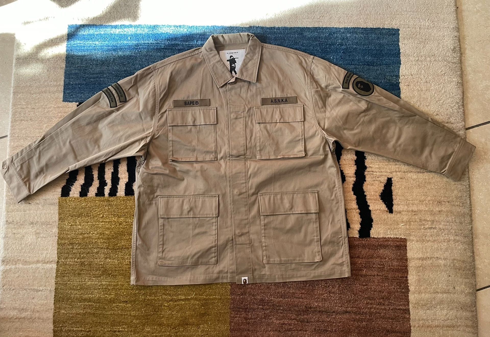 Bape Bape Four-Pocket Cargo Jacket Size US XL / EU 56 / 4 - 1 Thumbnail