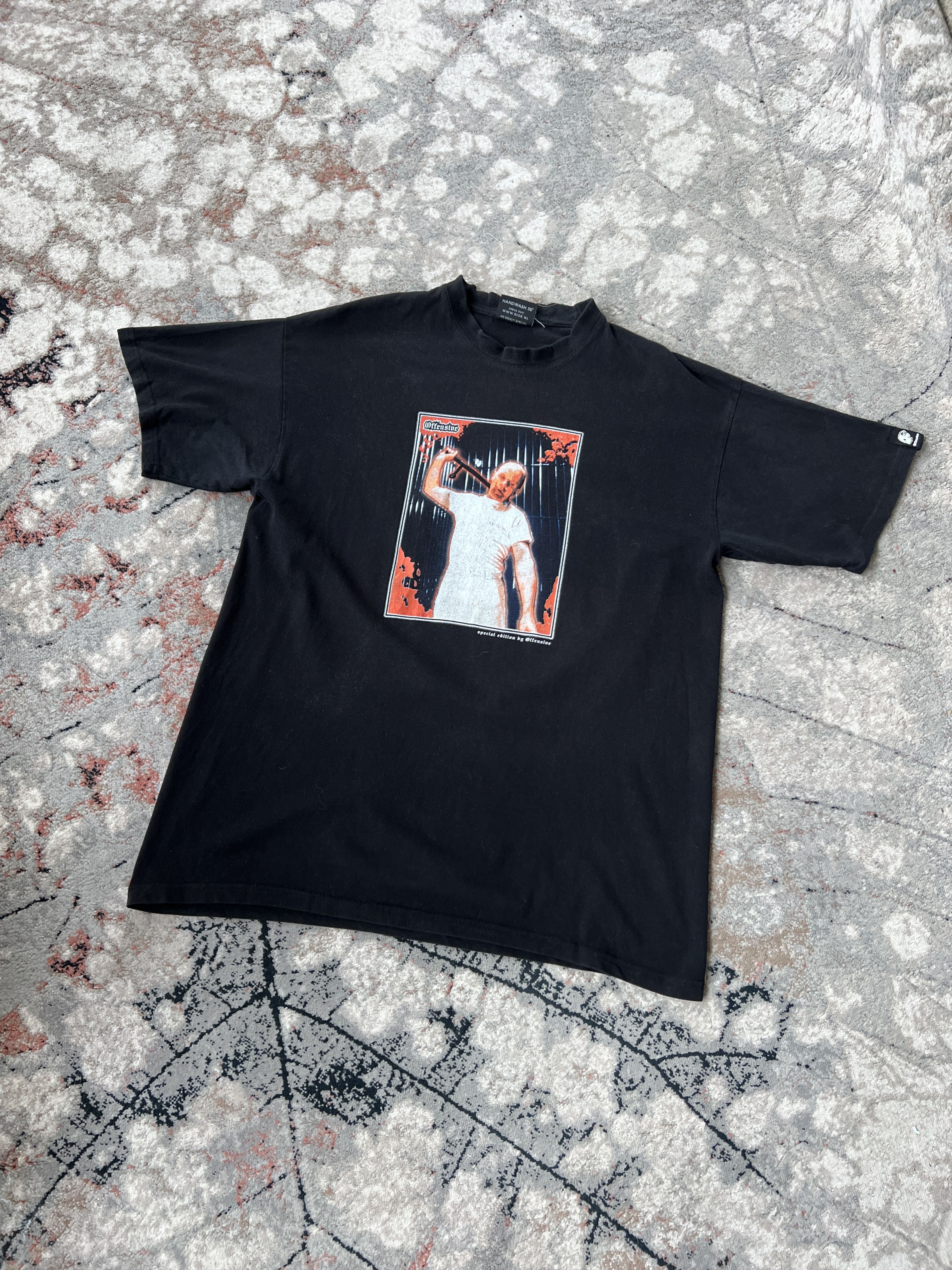 Vintage Rare Offensive I Want To Kill You Vintage Tee Size US XL / EU 56 / 4 - 1 Thumbnail