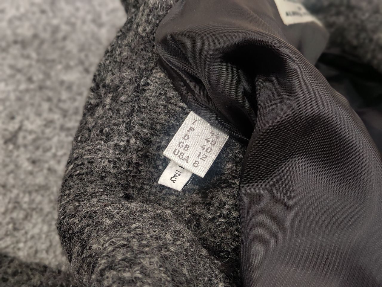 Alberta Ferretti Philosophy di Alberta Ferretti design Gray Wool Blazer Size M / US 6-8 / IT 42-44 - 19 Thumbnail