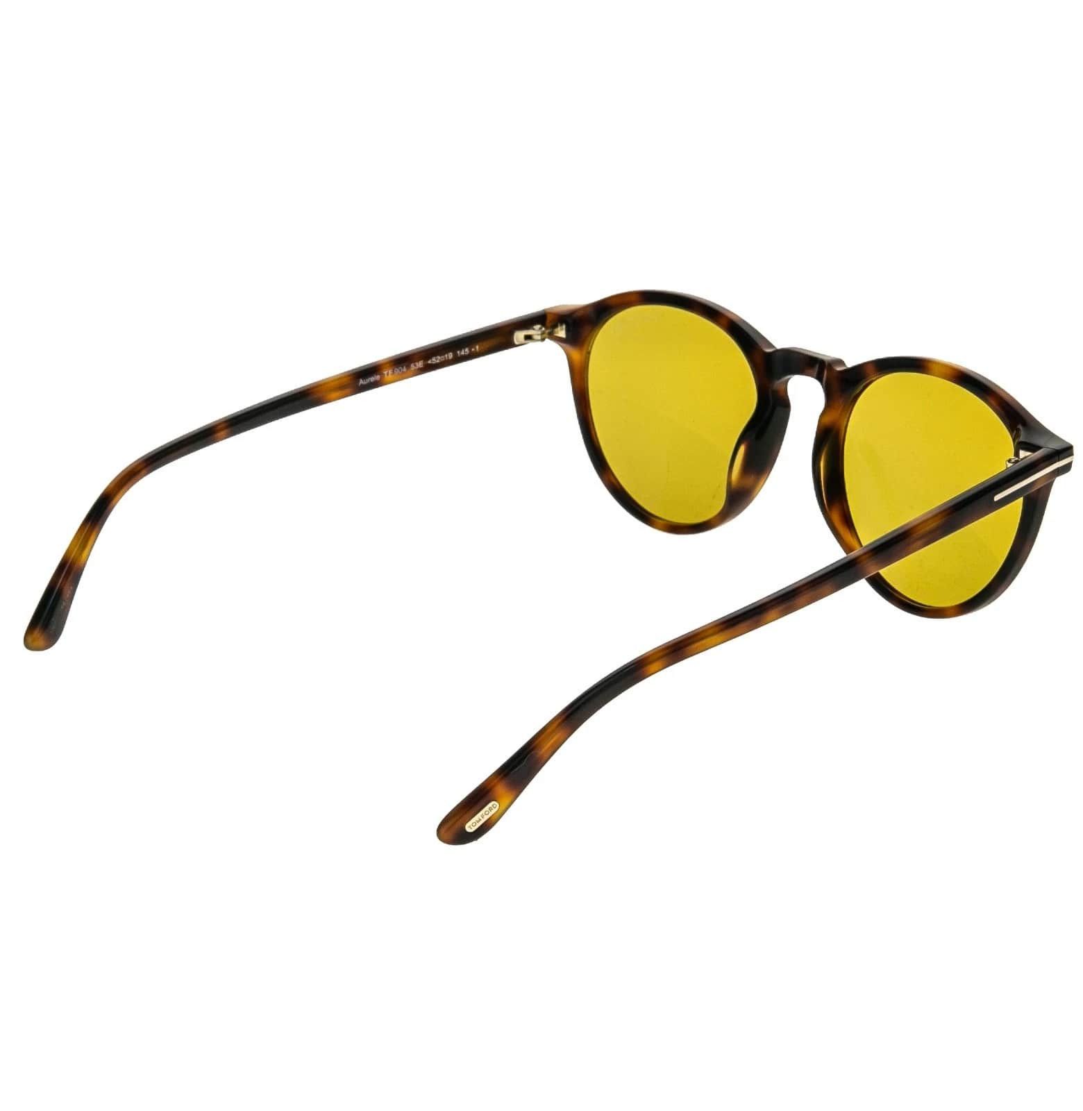 Tom Ford TOM FORD AURELE FT0904 53E Brown Yellow Sunglass 904 TF904 Size ONE SIZE - 7 Thumbnail