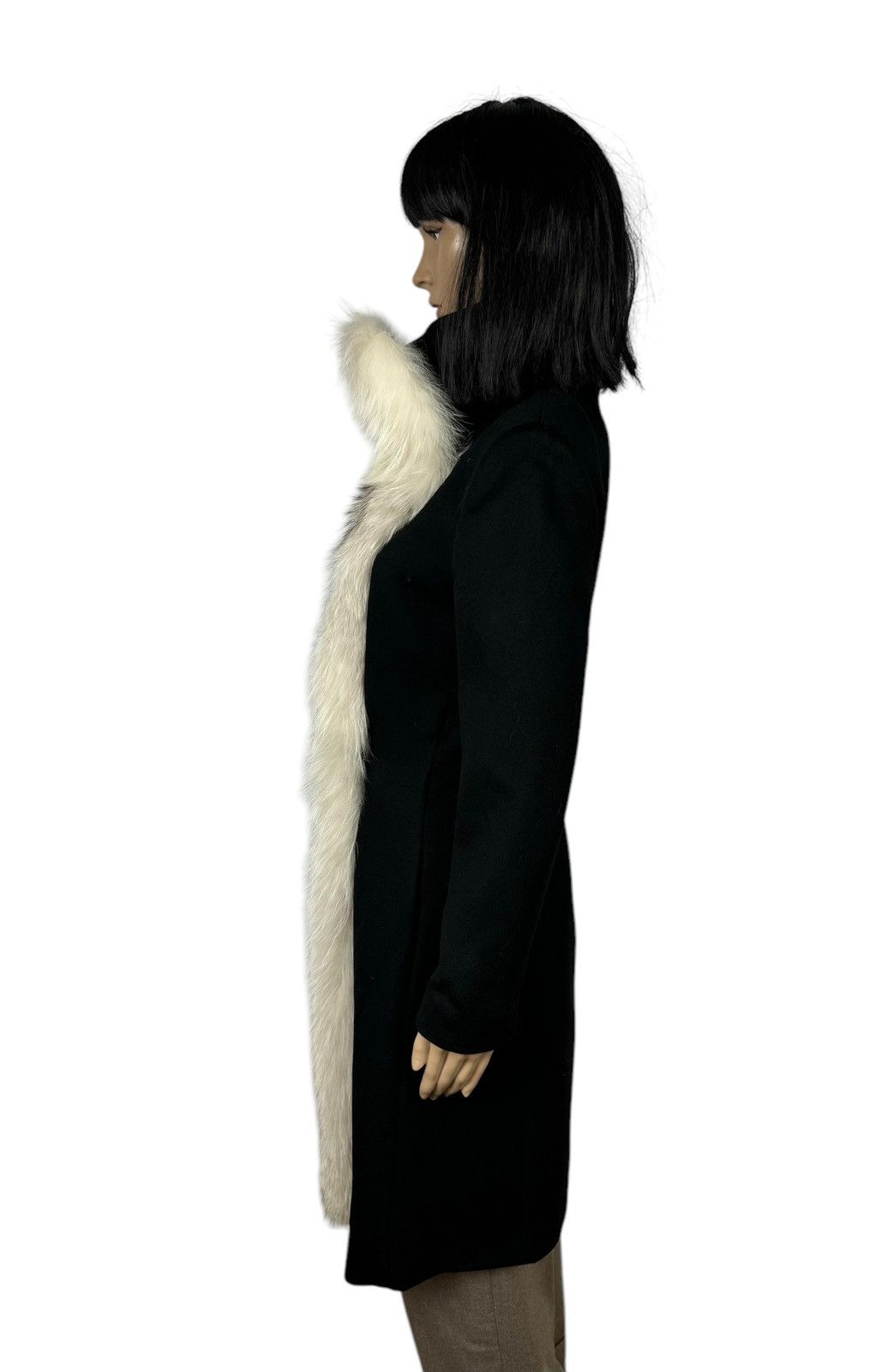 Sportmax Sportmax Defile Wool Coat Finland Fox Fur Trim size US2 IT36 Size XS / US 0-2 / IT 36-38 - 6 Thumbnail