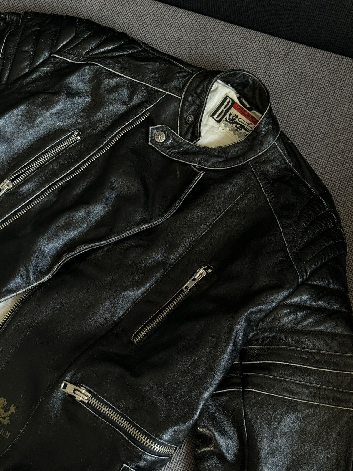 Other Queen Blue System 1990 leather jacket Size US M / EU 48-50 / 2 - 6 Thumbnail