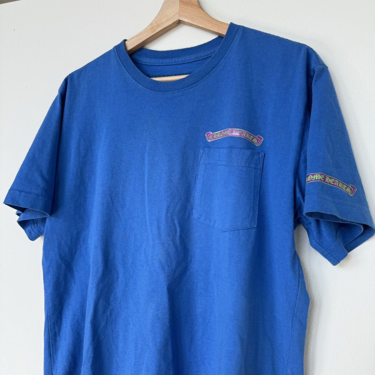 Chrome Hearts Scroll logo pocket short sleeve tee Size US S / EU 44-46 / 1 - 8 Thumbnail