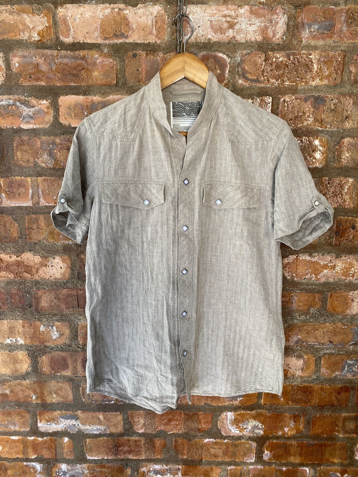 Japanese Brand × Nonnative Nonnative pearl snap button detail shirt Size US M / EU 48-50 / 2 - 2 Thumbnail