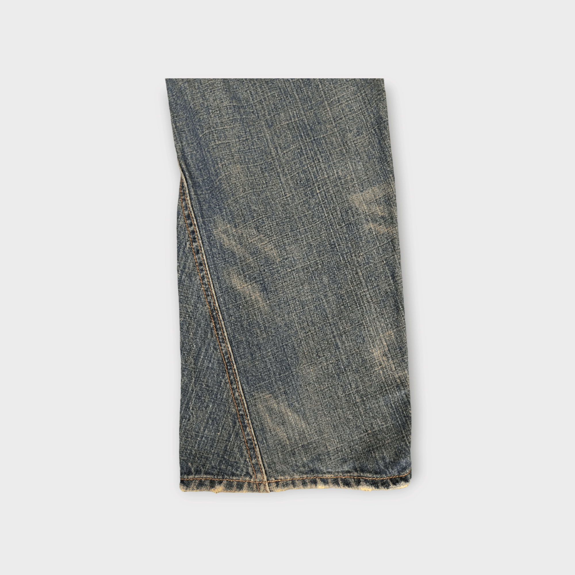 Comme des Garcons × Undercover Loose Jeans Edwin E-Function Clawmark Faded Curved Denim Size US 32 / EU 48 - 14 Thumbnail