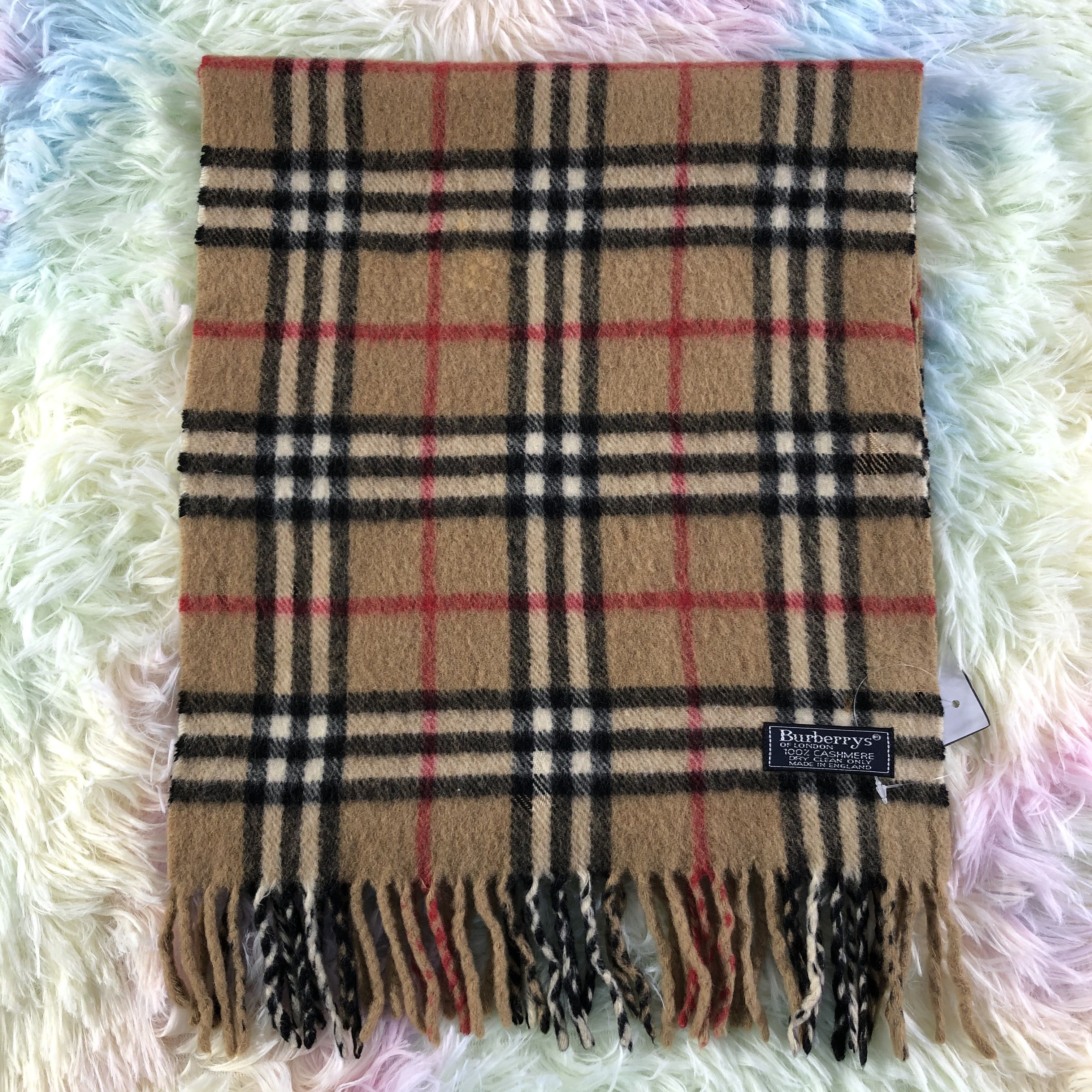 Burberry × Vintage Burberry Scarf / Muffler / Neckwear - KM140 Size ONE SIZE - 2 Thumbnail