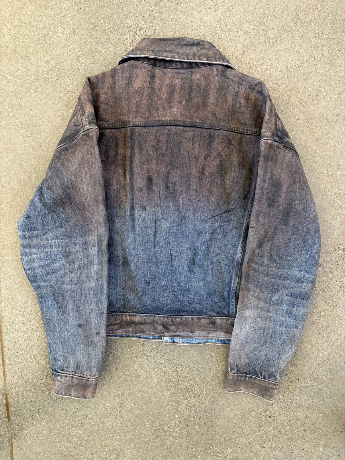 K-Two Studios K-Two Waxed Indigo Denim Jacket Size US M / EU 48-50 / 2 - 4 Thumbnail