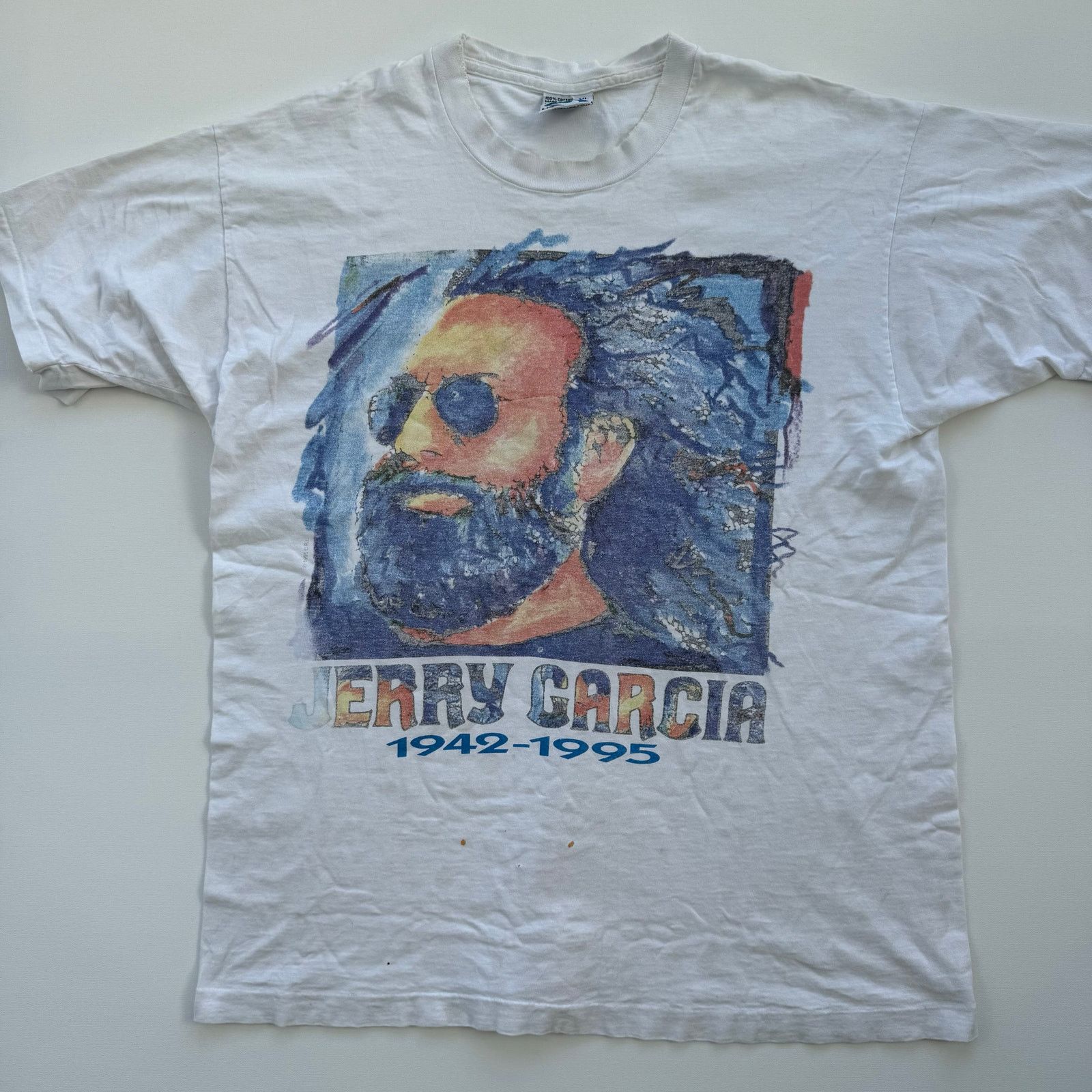 Liquid Blue Vintage 1995 Jerry Garcia Memorial T-Shirt Grateful Dead XL Size US XL / EU 56 / 4 - 1 Thumbnail