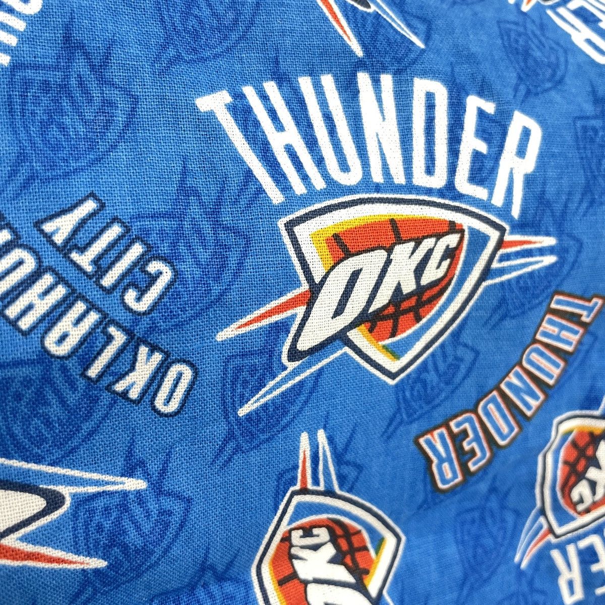 Nike Nike Air Force 1 OKC thunder customs Size US 9 / EU 42 - 2 Thumbnail
