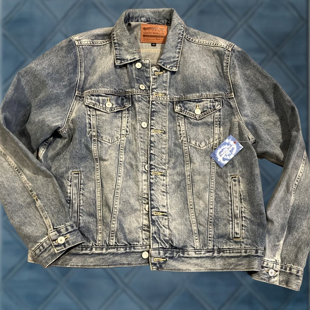 Lucky Brand VINTAGE Lucky Brand Grateful Dead Denim Jacket L Mens Blue Denim Jacket Steal Your Face Large Size US L / EU 52-54 / 3 - 1 Thumbnail