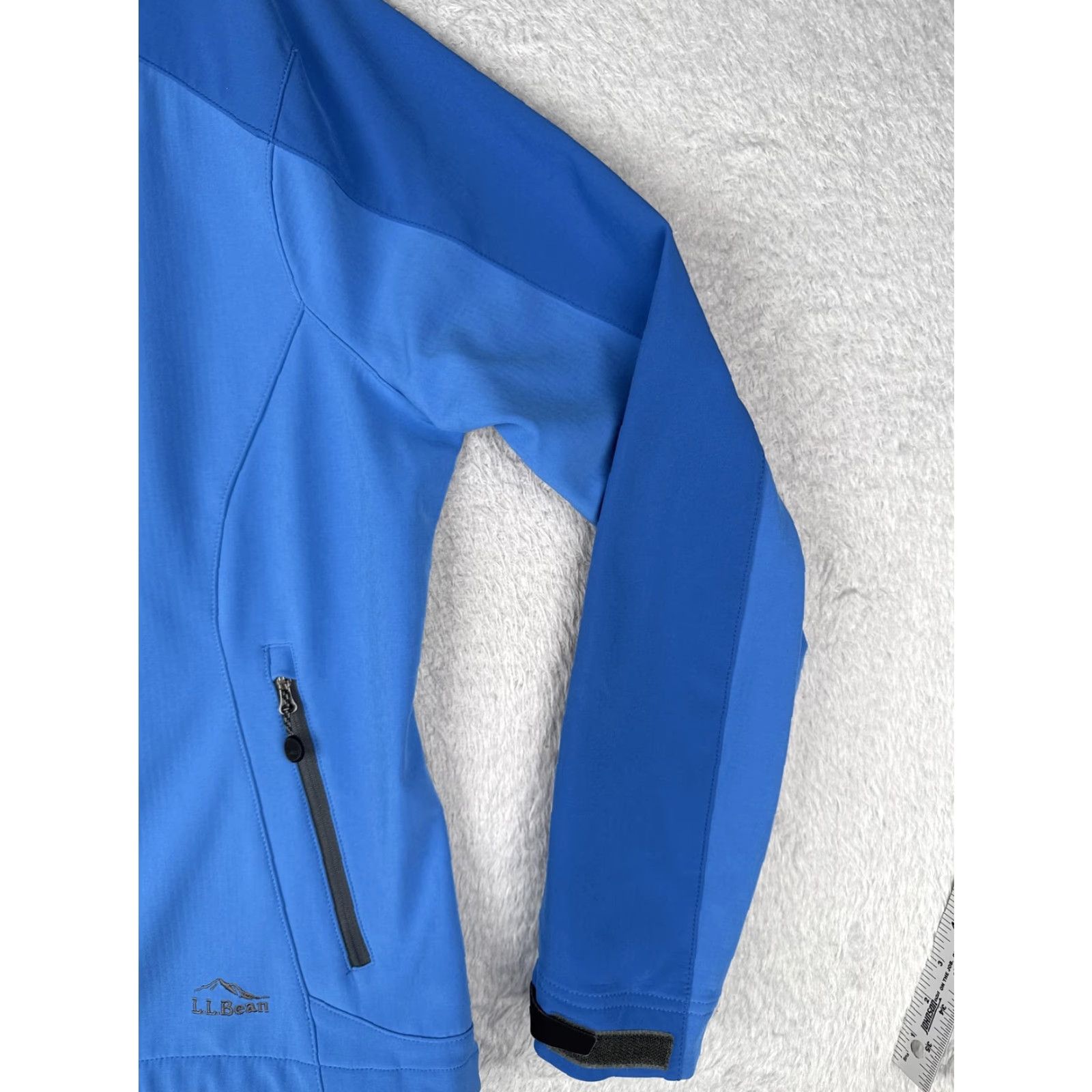 Vintage L.L.Bean Jacket Womens Large Blue Softshell Full Zip Pockets Hiking Outdoors Size L / US 10 / IT 46 - 4 Thumbnail