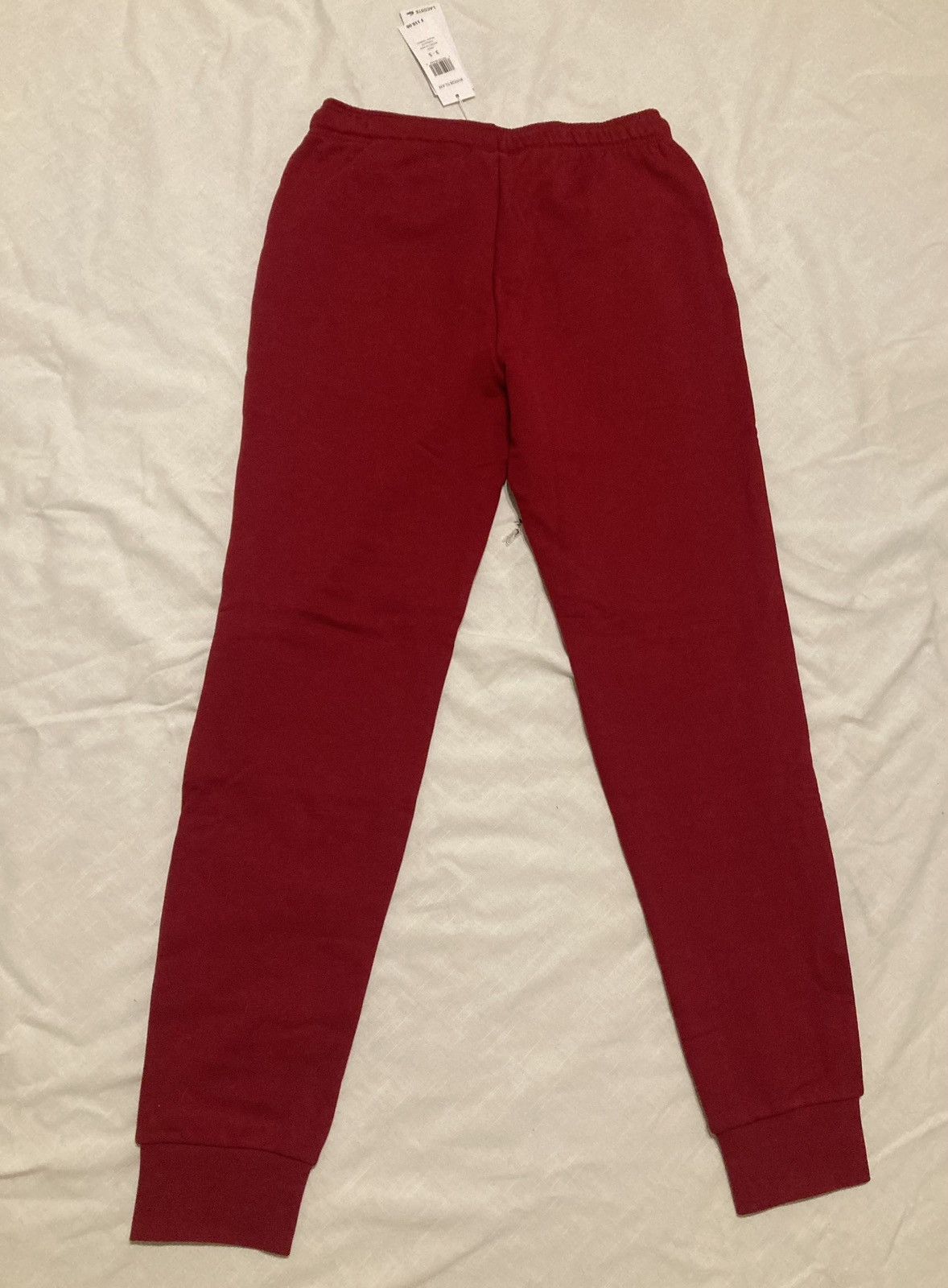 Lacoste Lacoste Men's Small Maroon red Cotton Blend Tapered pants Size US 28 / EU 44 - 2 Thumbnail