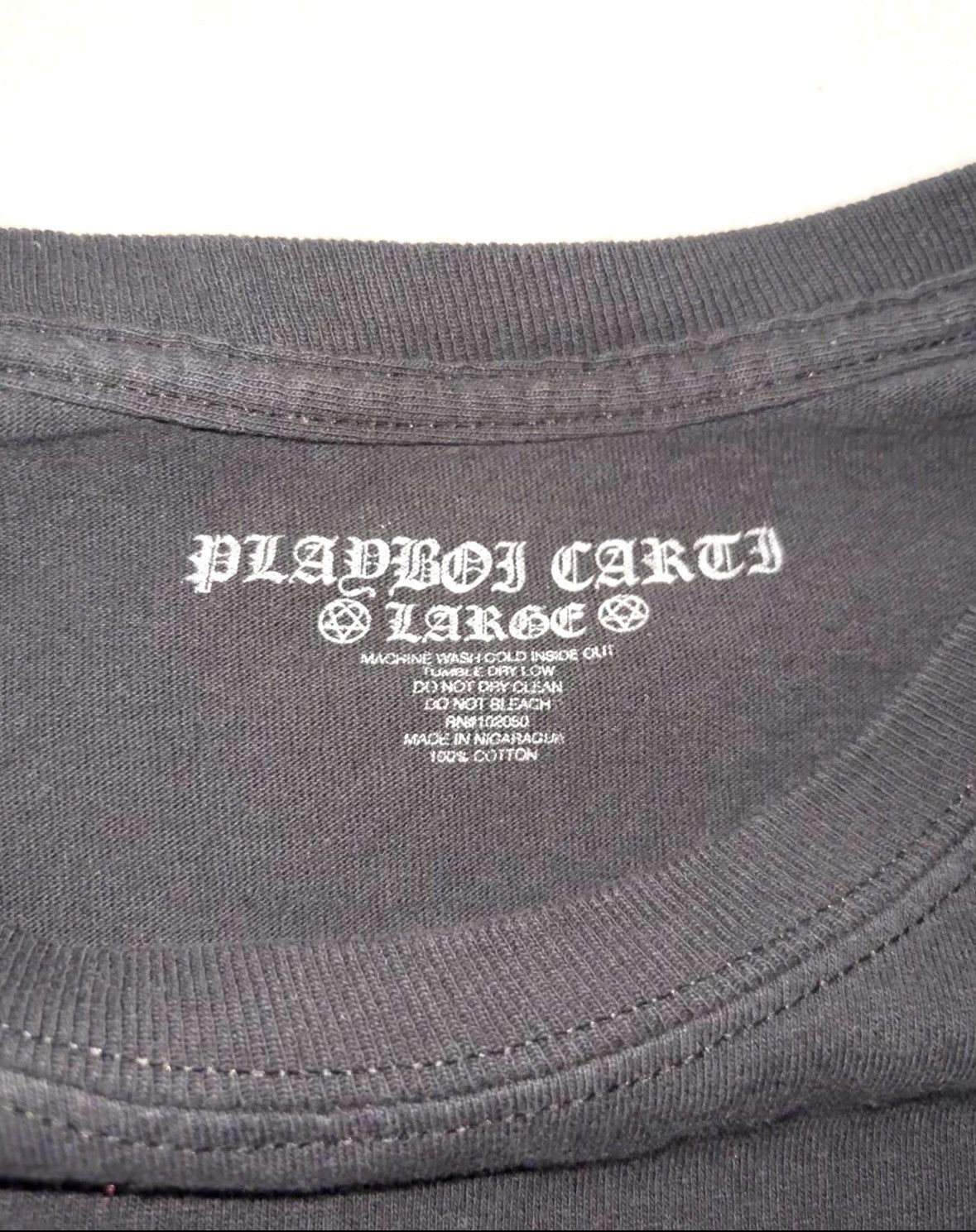 Playboi Carti VERY RARE PLAYBOI CARTI 2018 NEON TOUR LONGSLEEVE Size US L / EU 52-54 / 3 - 7 Thumbnail