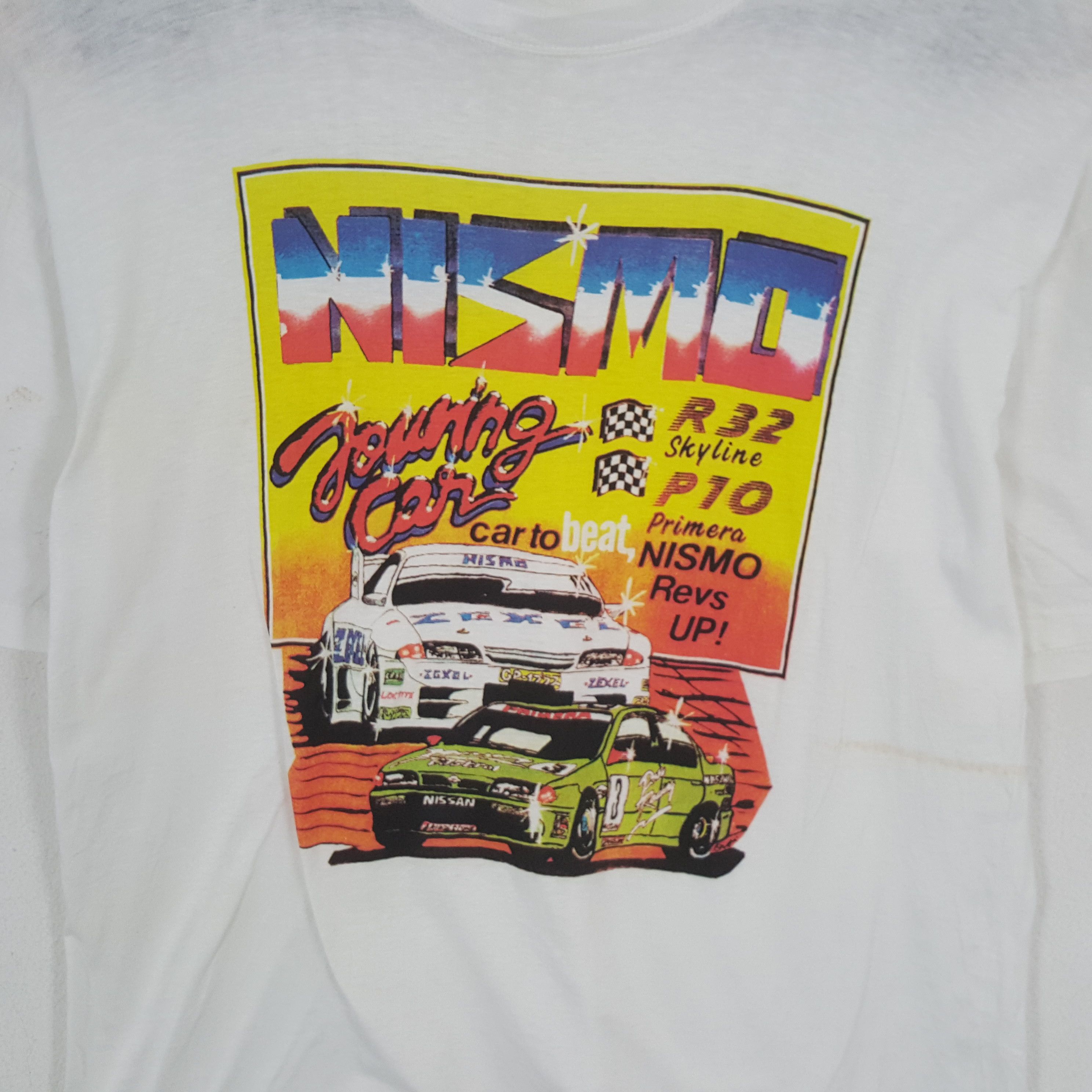 Vintage NISMO SKYLINE R32 Racing Cars Motorsports Tshirt Size US L / EU 52-54 / 3 - 2 Thumbnail
