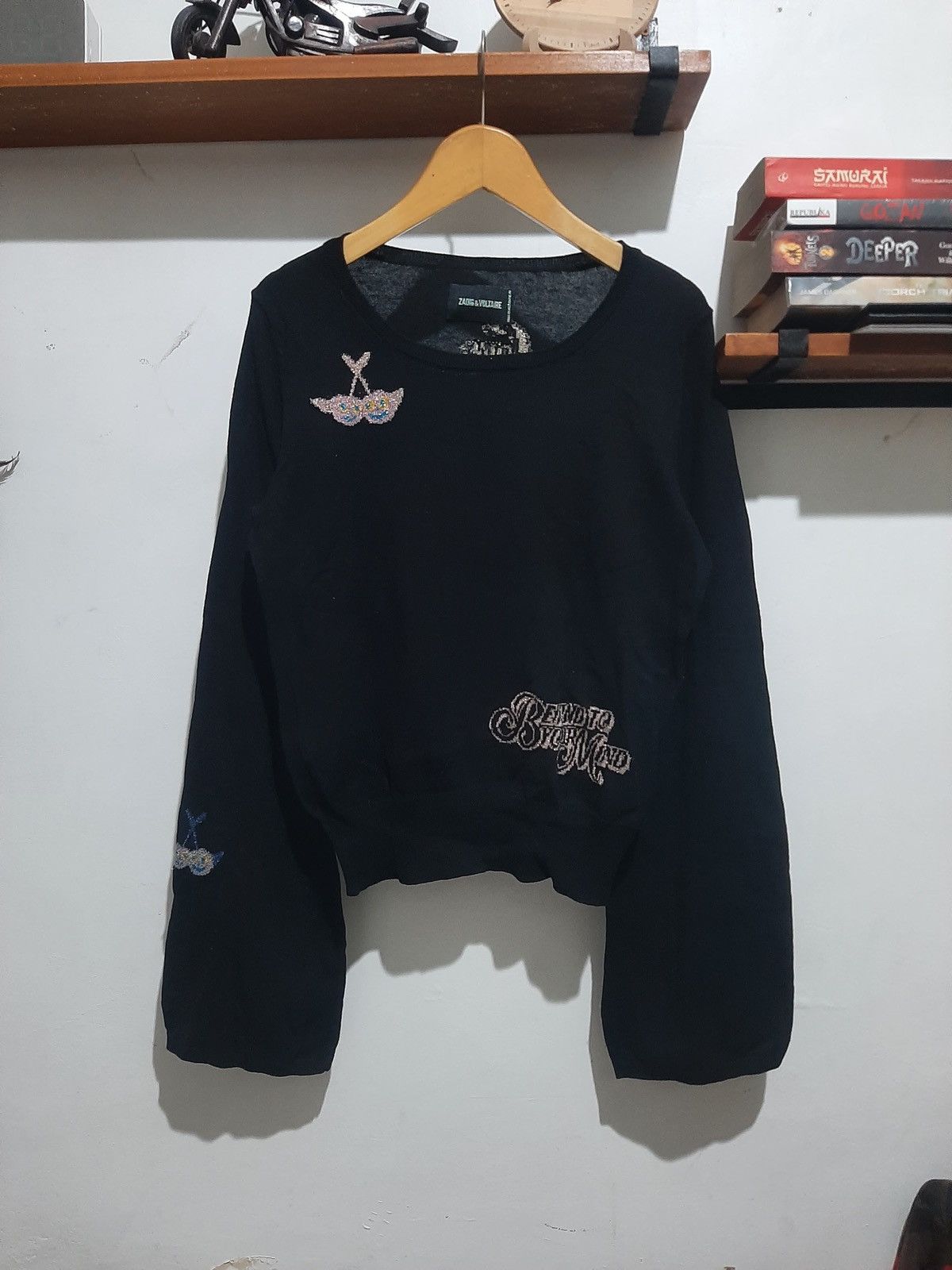 Zadig & Voltaire ZADIG & VOLTAIRE KATYA CHERRY SWEATER Size M / US 6-8 / IT 42-44 - 1 Thumbnail