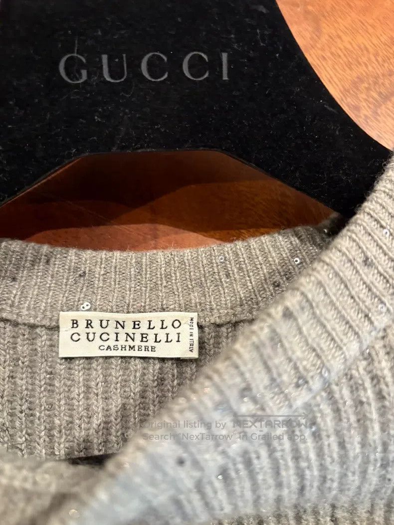 Brunello Cucinelli Brunello Cucinelli Sequined sweater Size XS / US 0-2 / IT 36-38 - 5 Thumbnail