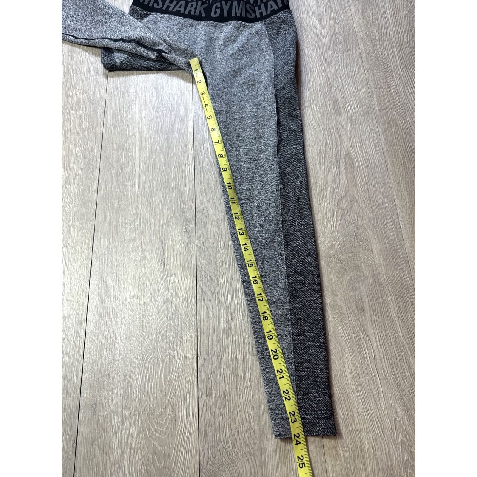 Gymshark Gymshark Leggings Women’s Small S Heather Gray Stretch Activewear Size 28" / US 6 / IT 42 - 6 Thumbnail