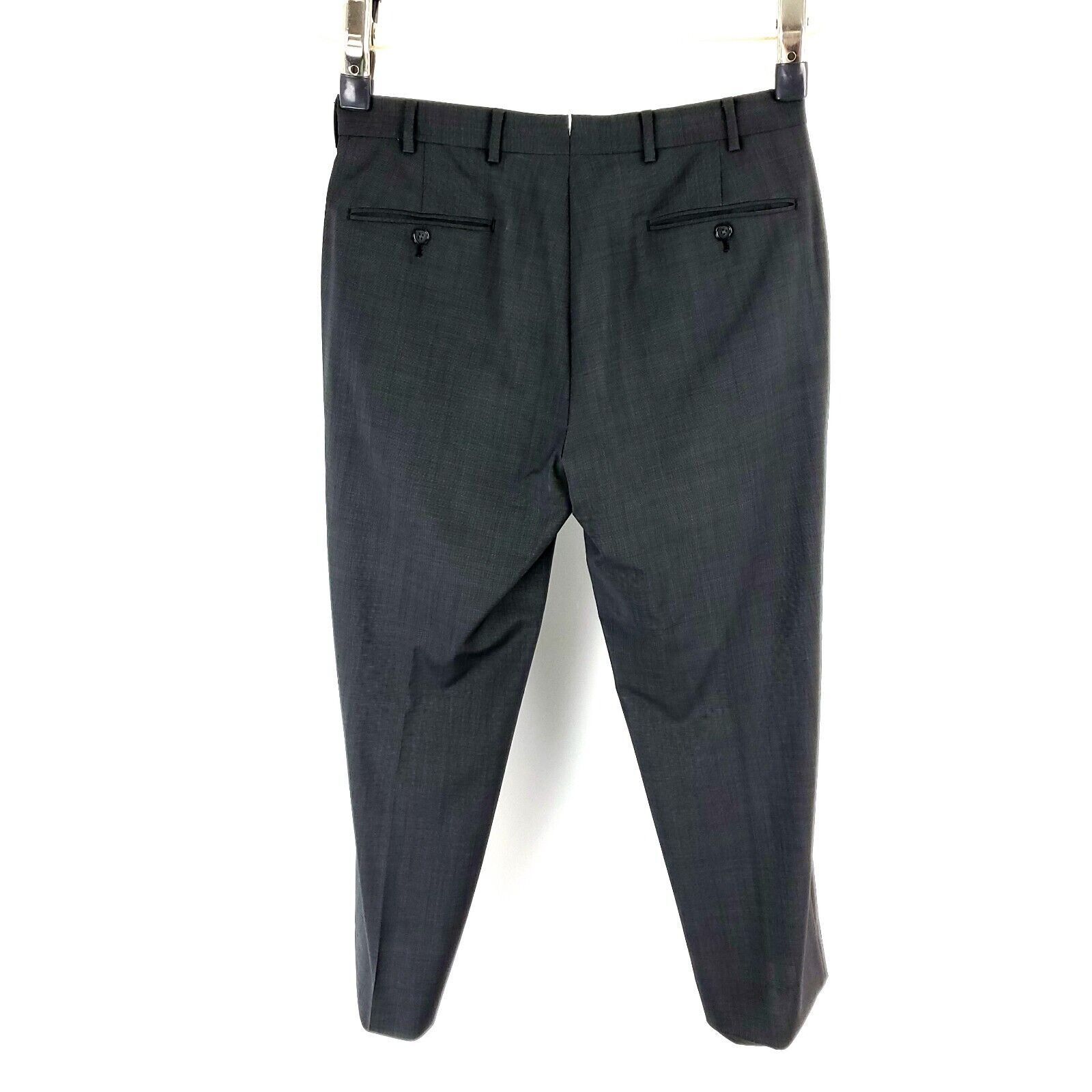 Brooks Brothers Brooks Brothers Fitzgerald Wool Mohair Dress Pants 34/29 Gra Size 34R - 7 Thumbnail
