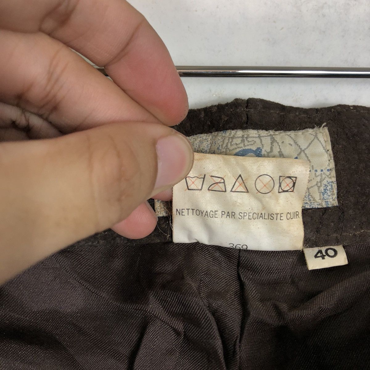 Genuine Leather 🔥Rare 90’s Riot Genuine Leather Pants C un C Monde Japan Size US 26 / EU 42 - 12 Thumbnail