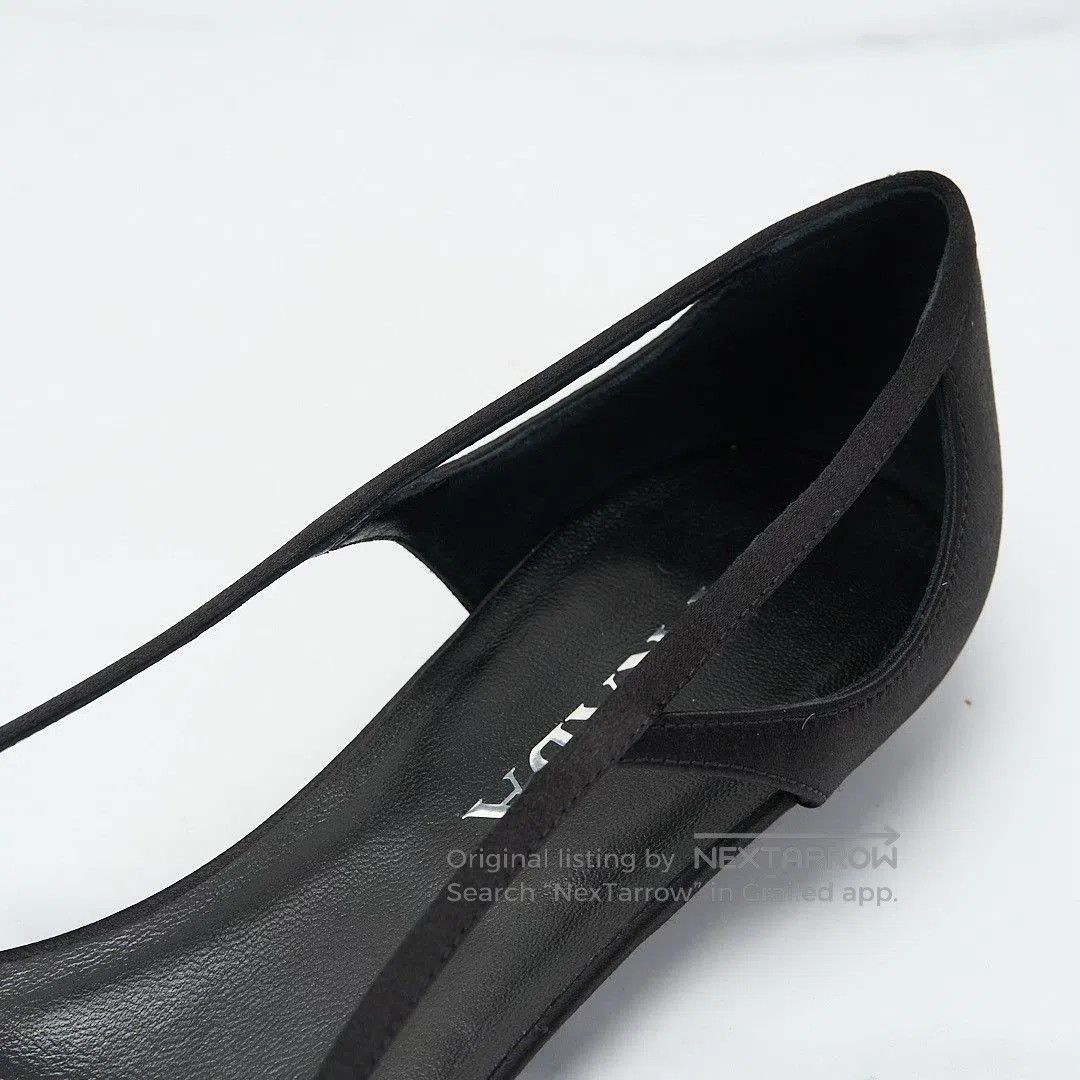 Prada Prada Women's Satin Hollow Floral Flats. Size US 6 / IT 36 - 5 Thumbnail