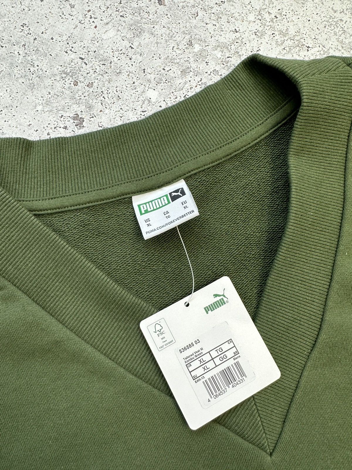 Puma Puma Tailored Vest Kombu Green Men XL Gilet Styled Size US XL / EU 56 / 4 - 8 Thumbnail