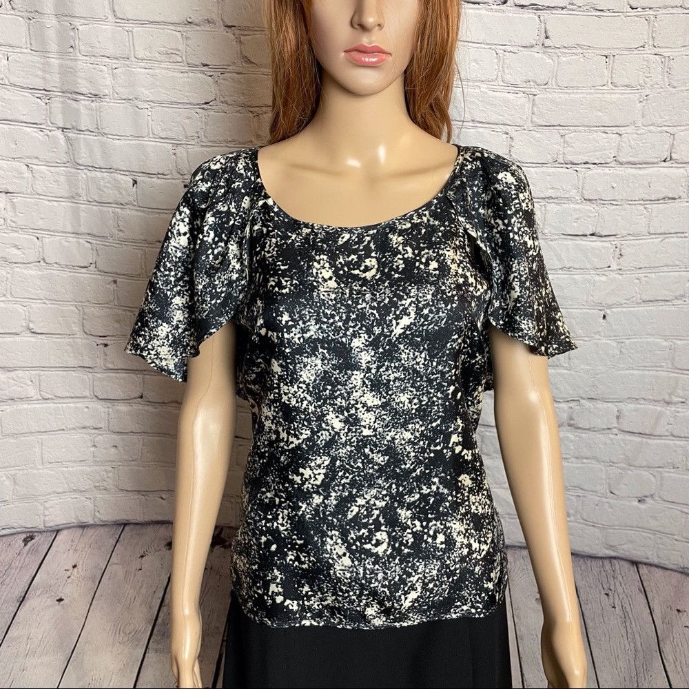 Other PIED A TERRE Cape Sleeve Top 100% Silk Size 8 Size M / US 6-8 / IT 42-44 - 1 Thumbnail