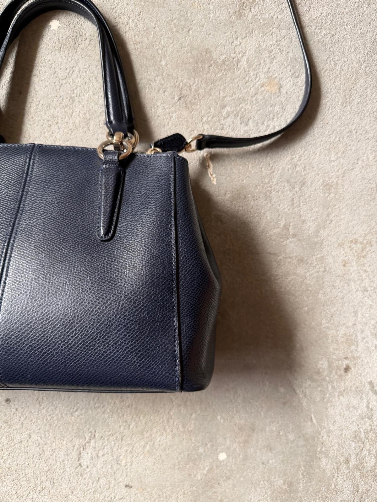 Coach Coach 2Way Mini Chirstie Carryall Shoulder Bag Navy Size ONE SIZE - 9 Thumbnail