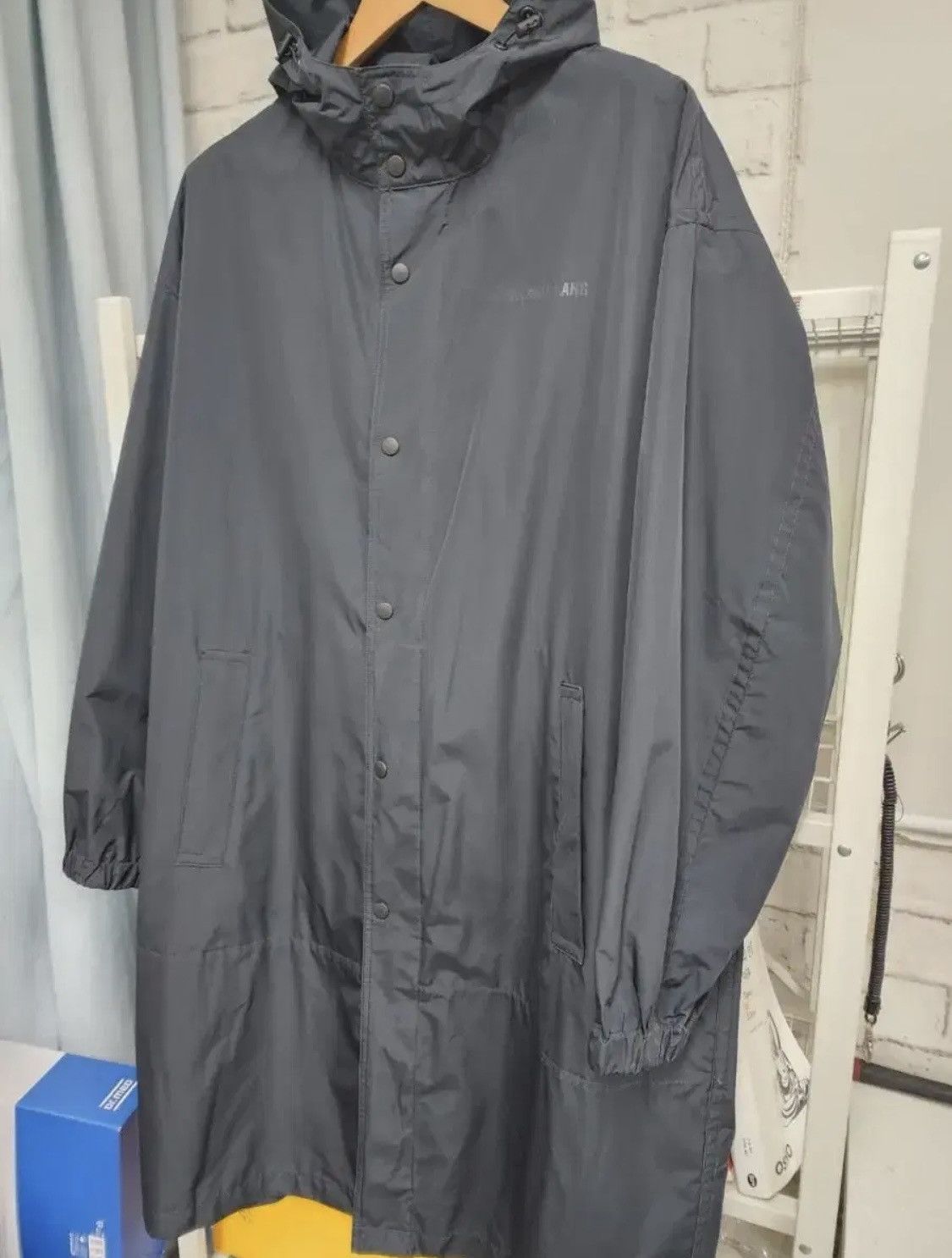 Helmut Lang Helmut Lang Hooded Rain Coat Size US L / EU 52-54 / 3 - 3 Thumbnail