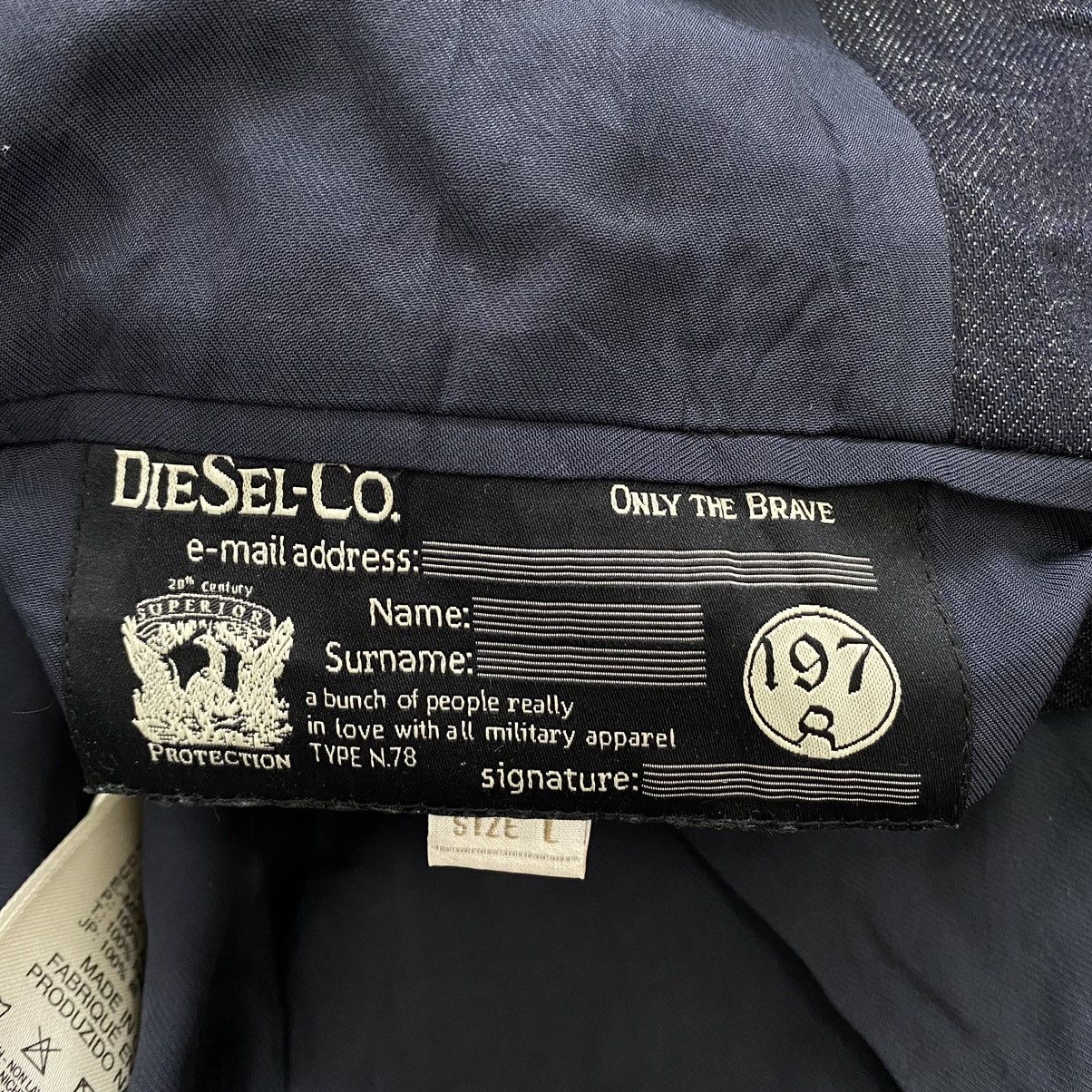 Diesel Vintage DIESEL INDUSTRY Denim Division Blazer Jeans Coat Size US L / EU 52-54 / 3 - 7 Thumbnail
