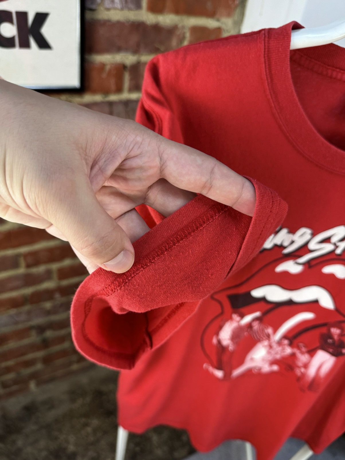Gildan × Vintage Vintage Rolling Stones 2005 Gildan Red Short Sleeve T-Shirt Size US L / EU 52-54 / 3 - 9 Thumbnail