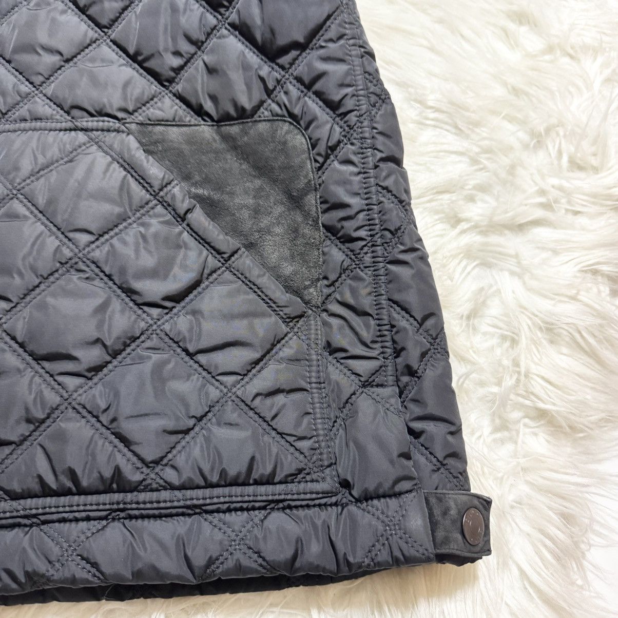 Gucci Gucci Runway Model Suede and Leather Quilted Nylon Jacket Size US M / EU 48-50 / 2 - 12 Thumbnail