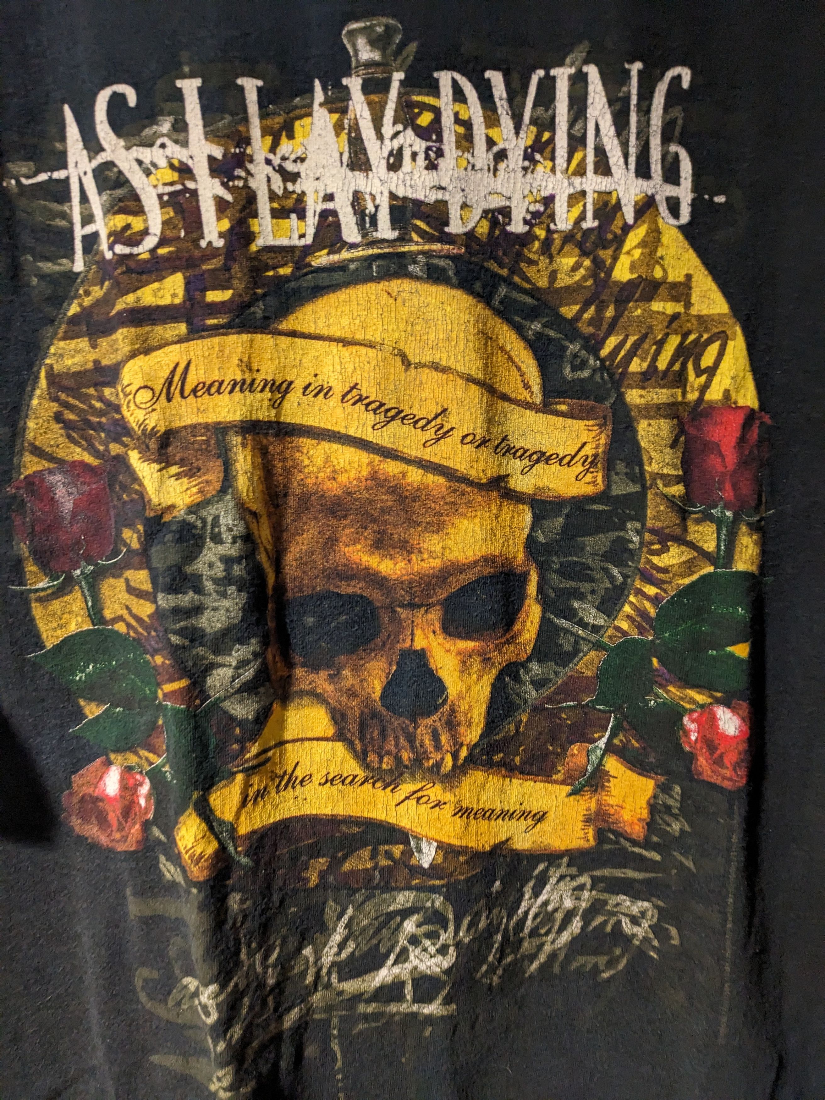Band Tees × Vintage Vintage 2006 As I Lay Dying Meaning in Tragedy Band T-Shirt Size US XL / EU 56 / 4 - 2 Thumbnail