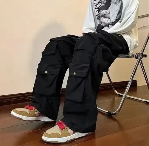 Other Multi-pocket Wide Leg Cargo Pants Size US 30 / EU 46 - 4 Thumbnail