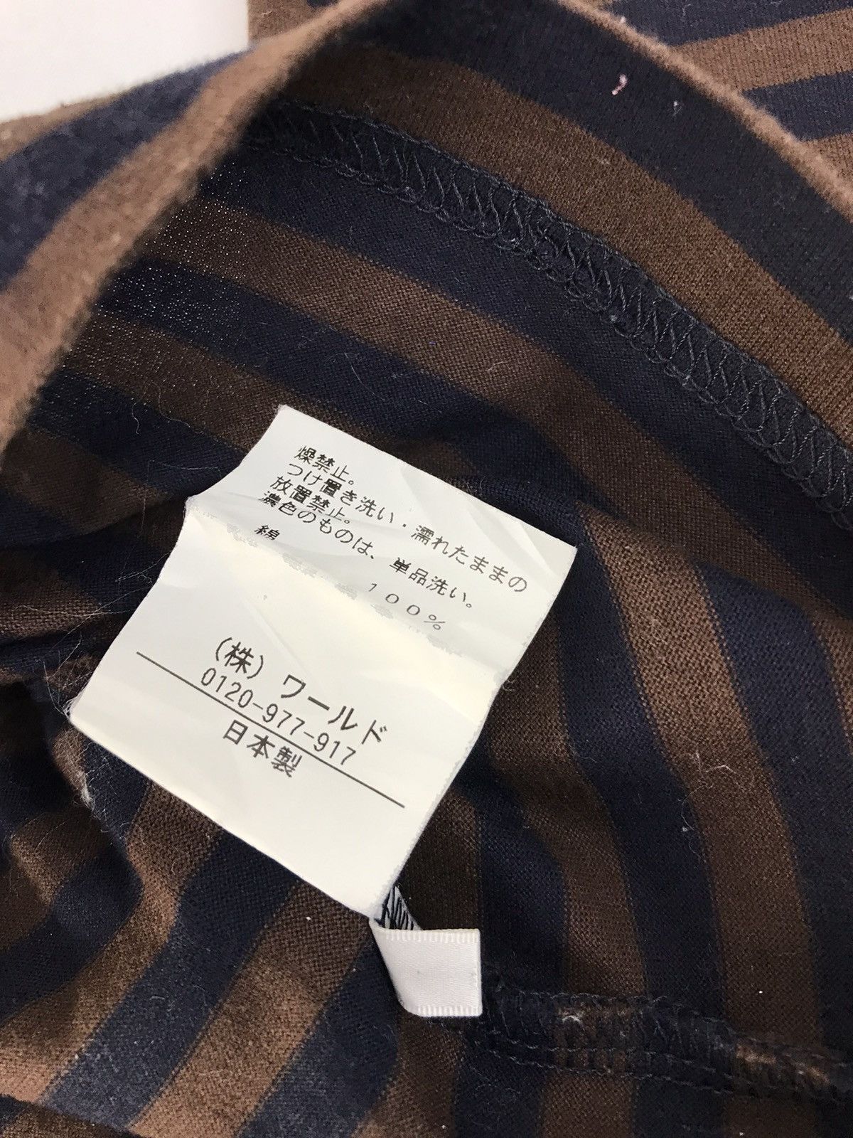 Japanese Brand × Takeo Kikuchi Vintage Takeo Kikuchi Design Striped Long Sleeve Shirt Size US M / EU 48-50 / 2 - 6 Thumbnail