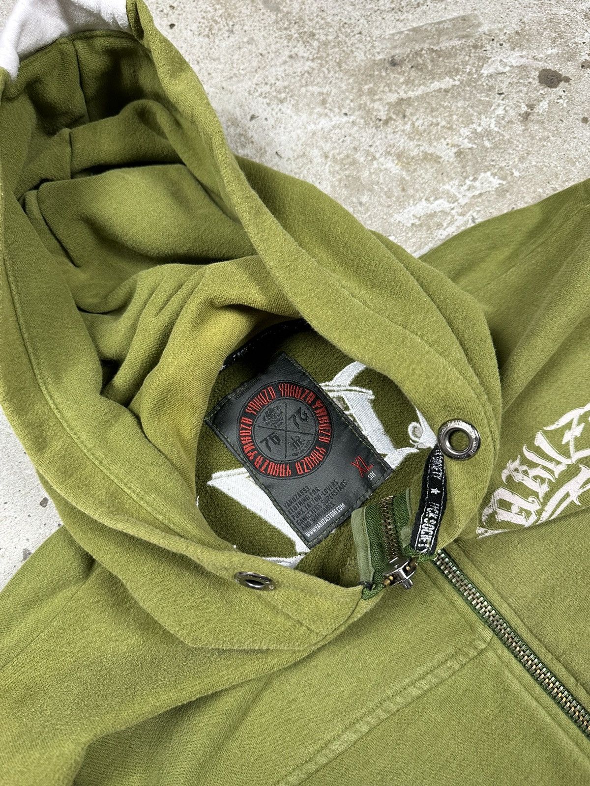 Japanese Brand ‼️ Vintage y2k Yakuza Hoodie Embroidery Logo Sweatshirt Size US XL / EU 56 / 4 - 7 Thumbnail