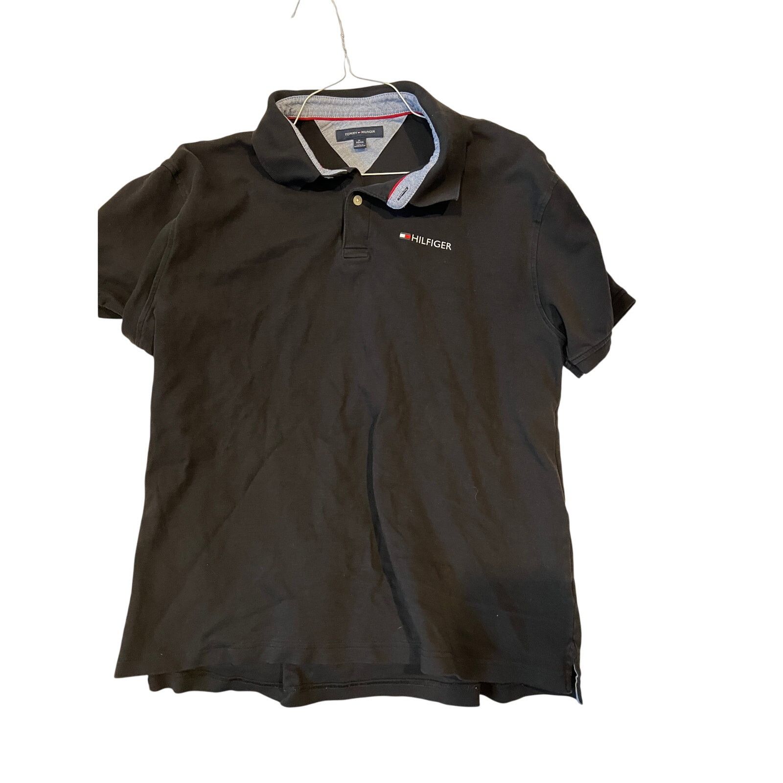 Tommy Hilfiger Tommy Hilfiger Black Polo Shirt Mens XL Size US XL / EU 56 / 4 - 1 Thumbnail