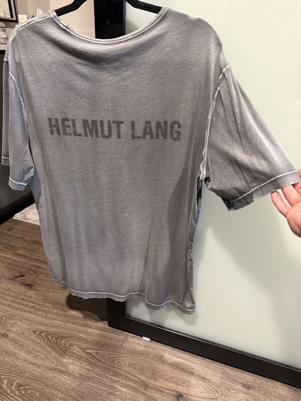 Helmut Lang Helmut Lang Garment Dyed NEW YORK Tee (M) Size US M / EU 48-50 / 2 - 8 Thumbnail