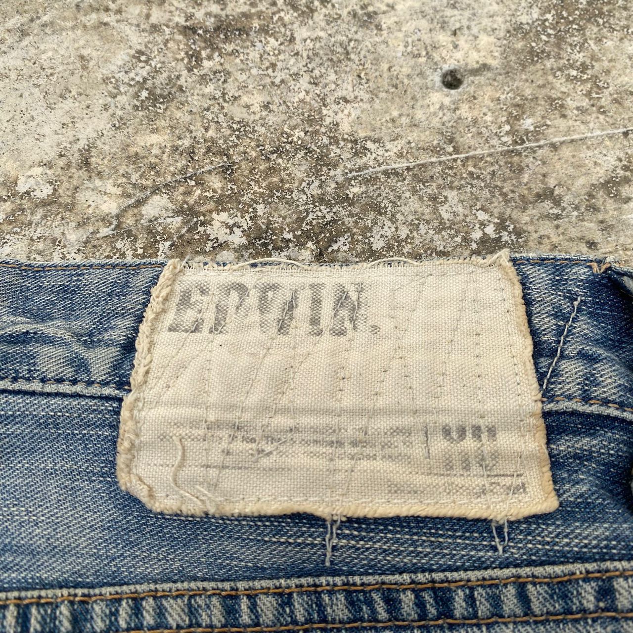 Edwin Vintage Exclusive Model XU Edwin Patchwork Denim Size US 31 - 17 Thumbnail