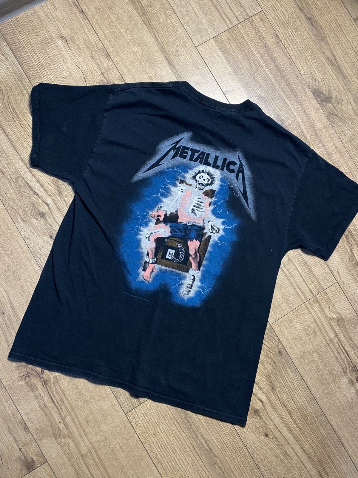 Gildan VINTAGE METALLICA - RIDE THE LIGHTNING 2007 MEN'S T-SHIRT L Size US L / EU 52-54 / 3 - 4 Thumbnail