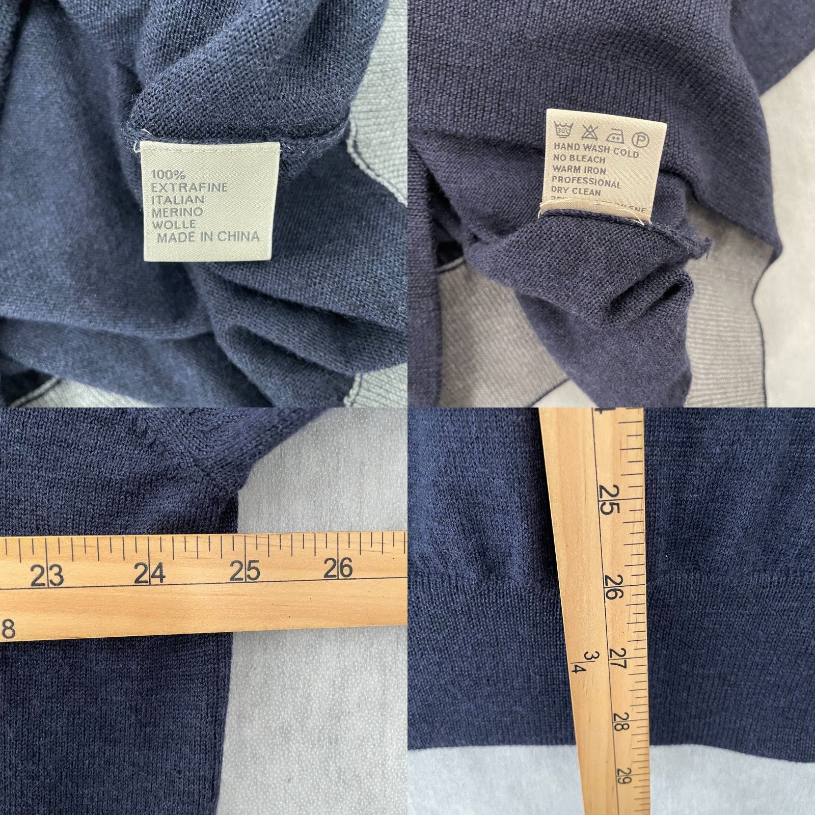 Peter Millar Peter Millar Sweater 2XL Adult Blue 1/4 Zip Extra Fine Italian Merino Mens XXL Size US XXL / EU 58 / 5 - 8 Thumbnail
