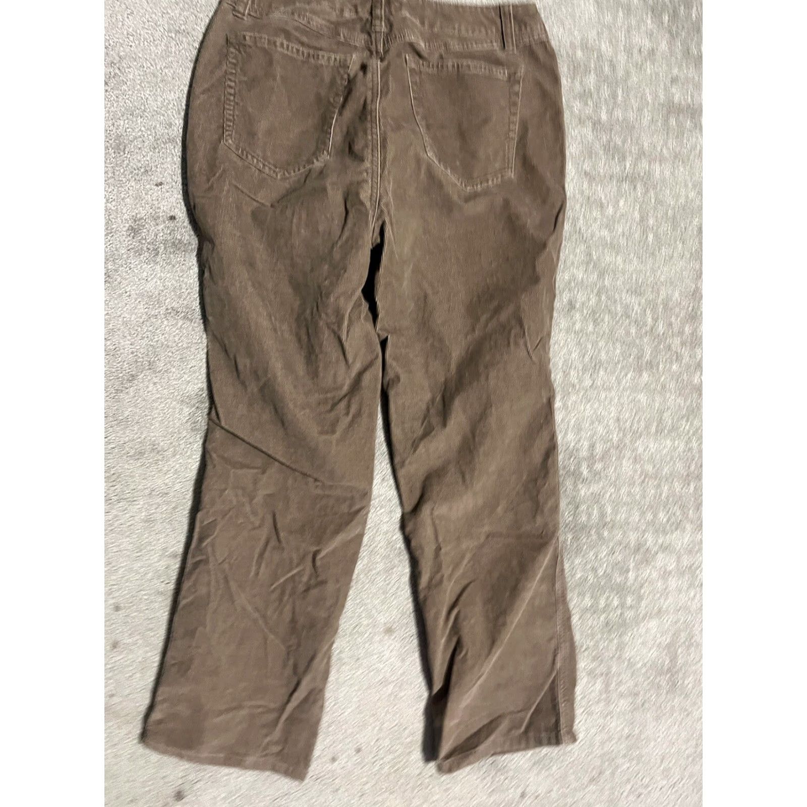 Talbots Talbots Pants Womens 8P Brown Corduroy Straight Pockets Cotton Blend Modern, 90s City Preppy Womens Size 30" / US 8 / IT 44 - 3 Thumbnail