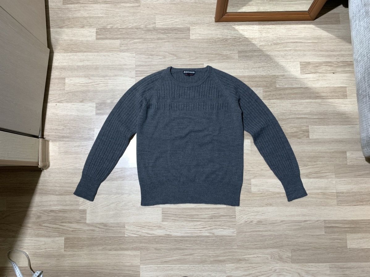 image of Italian Designers Rochas Sweater in Grey, Men's (Size Small)
