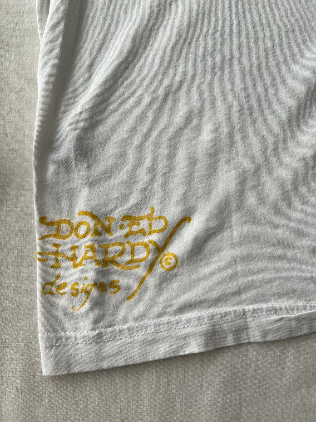 Ed Hardy Ed Hardy Christian Audigier Eagle Tattoo White T-shirt Size US L / EU 52-54 / 3 - 17 Thumbnail