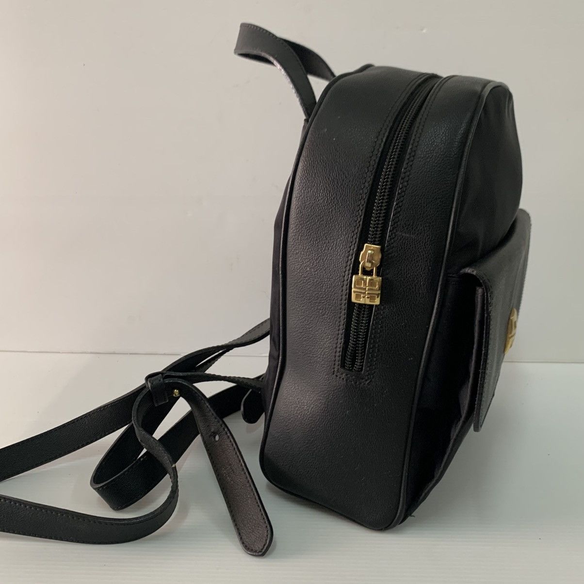 Givenchy Givenchy Black Canvas Backpack Bag Size ONE SIZE - 3 Thumbnail