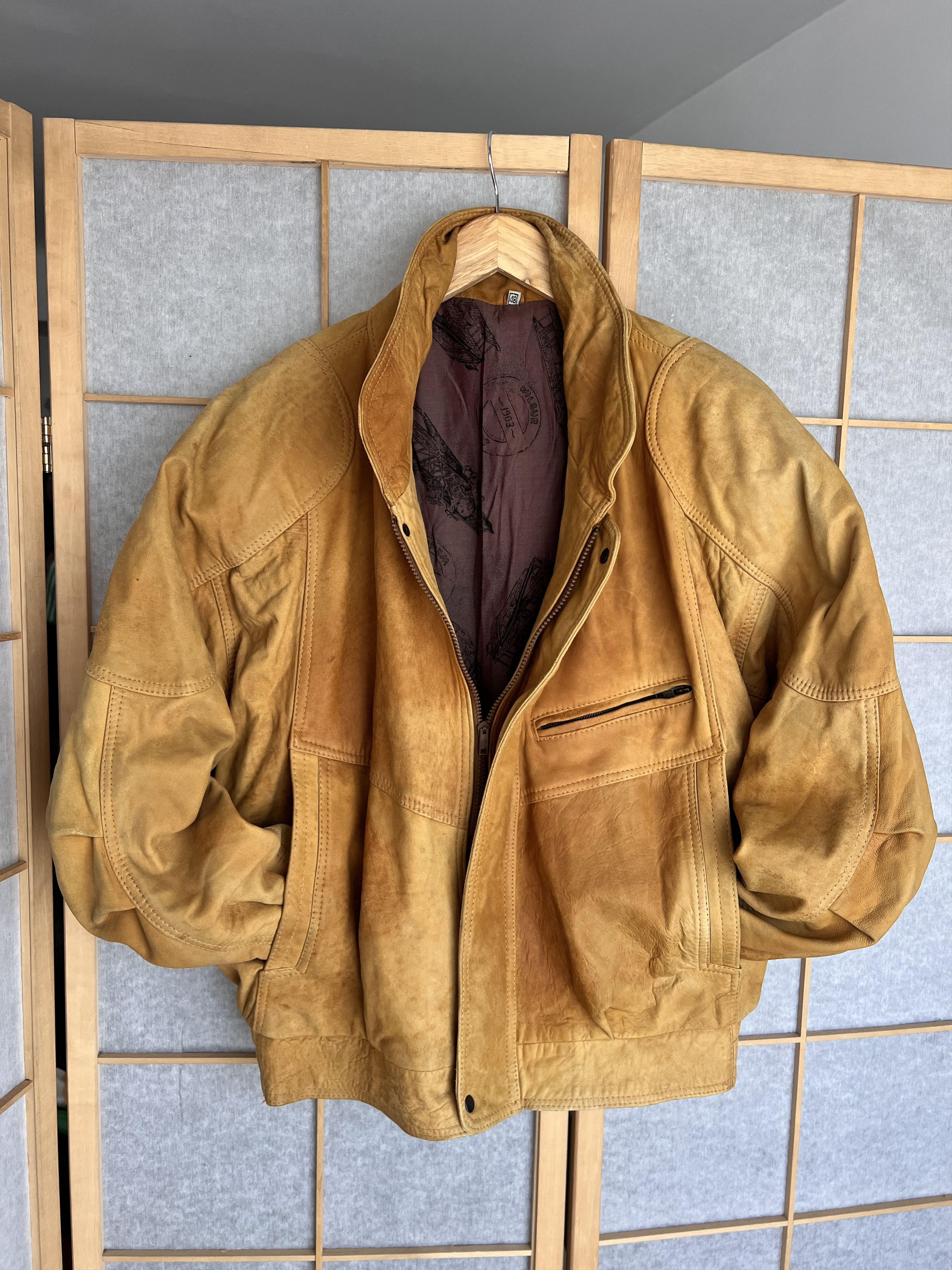 If Six Was Nine Vintage avant garde bomber leather jacket Vetements LGB vibe Size US M / EU 48-50 / 2 - 6 Thumbnail